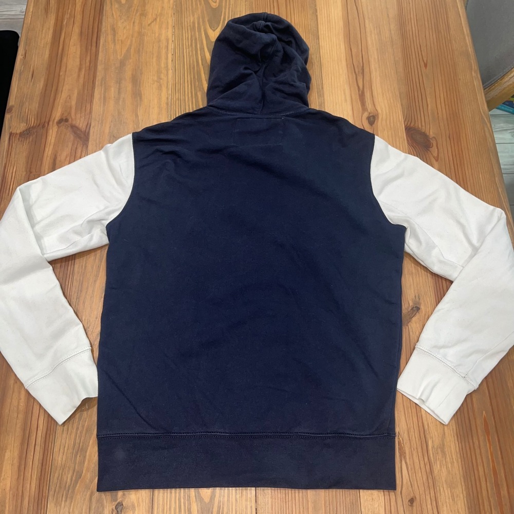 True Religion Hoodie Mens Size S/P Pullover Long Sleeve Blue Red White - Picture 4 of 11